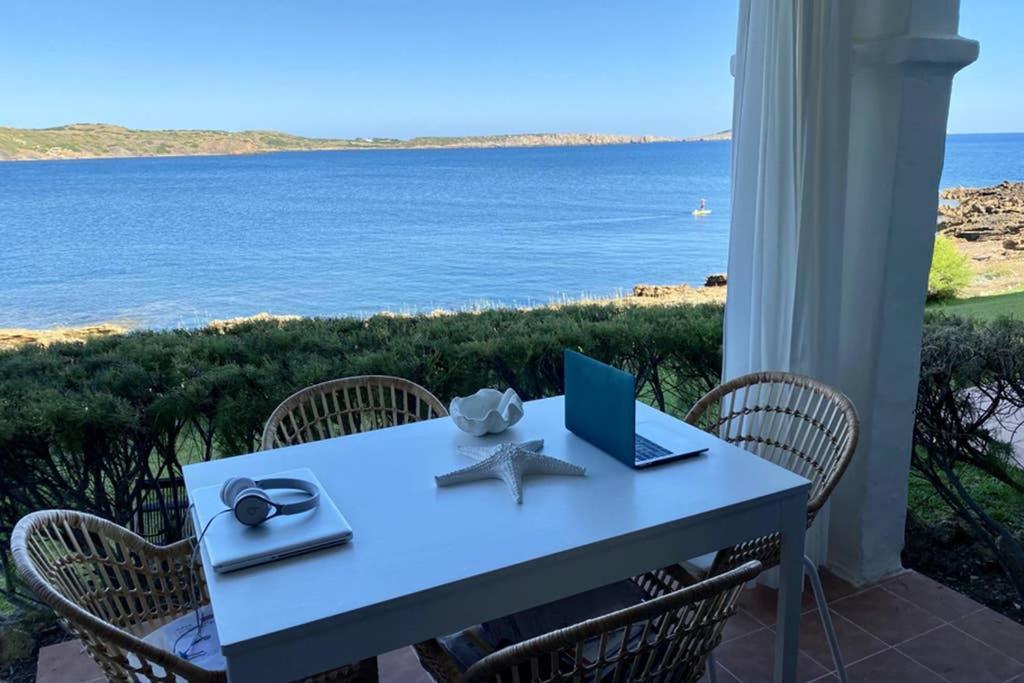 福尔内利斯Miravent Terraza Y Jardin Frente Al Mar Menorca公寓 外观 照片