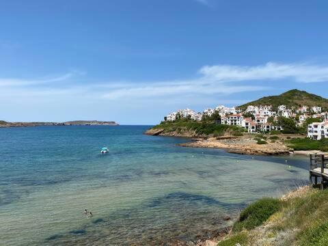 福尔内利斯Miravent Terraza Y Jardin Frente Al Mar Menorca公寓 外观 照片